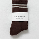 LE BON SHOPPE BOYFRIEND SOCK - WOOD
