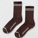 LE BON SHOPPE BOYFRIEND SOCK - WOOD
