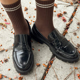 LE BON SHOPPE BOYFRIEND SOCK - WOOD