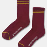 LE BON SHOPPE BOYFRIEND SOCK - CARDINAL