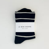 LE BON SHOPPE WALLY SOCK BLACK