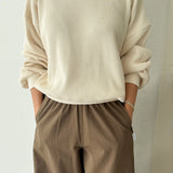 LE BON SHOPPE WAFFLE CORE SWEATSHIRT