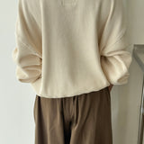 LE BON SHOPPE WAFFLE CORE SWEATSHIRT