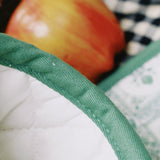ARTICHOKE PRINT OVEN MITT