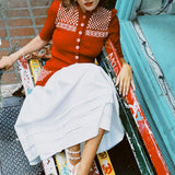 VINTAGE 1940S RARE KNIT TOP