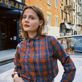 VINTAGE PLAID BUTTON UP