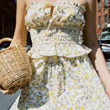 SORRENTO LEMON MINI SKIRT