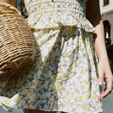 SORRENTO LEMON MINI SKIRT