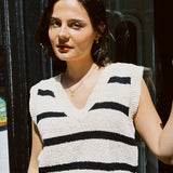 QUINN STRIPE SWEATER VEST