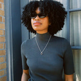 LESLEY MOCK NECK TOP