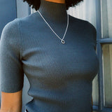 LESLEY MOCK NECK TOP