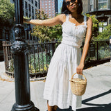 MARIE SWEETHEART SLEEVELESS TOP