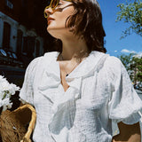 KATHERINE GAUZY BLOUSE
