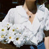 KATHERINE GAUZY BLOUSE