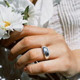 WOLF CIRCUS FORMA RING, STERLING SILVER