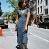 SESSUN NEA MIDI DRESS
