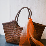 DRAGON DIFFUSION LARGE NANTUCKET BASKET, BRUCIATO