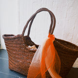 DRAGON DIFFUSION LARGE NANTUCKET BASKET, BRUCIATO