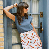 CLOAK & DAGGER VINTAGE MOD BIRKIN SKIRT