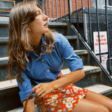 CLOAK & DAGGER VINTAGE CHARLOTTE FLORAL BIRKIN SKIRT