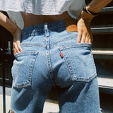 LEVIS 501 MID THIGH SHORT