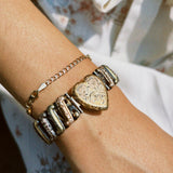 VINTAGE WWII BIG HEART SWEETHEART BRACELET