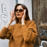 SESSUN ISI CROPPED CREWNECK