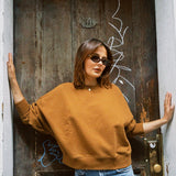 SESSUN ISI CROPPED CREWNECK