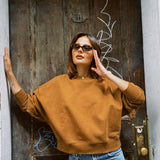 SESSUN ISI CROPPED CREWNECK
