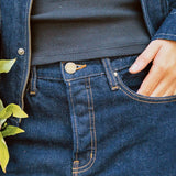 THE GREAT. SLOUCH WIDE LEG JEAN