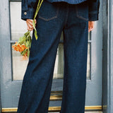 THE GREAT. SLOUCH WIDE LEG JEAN