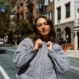 SOFIA GINGHAM QUILTED JACKET