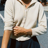 VINTAGE 50'S CASHMERE CREAM CARDIGAN