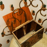 VINTAGE FLOWER & BUTTERFLY BOX PURSE