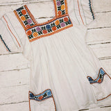 VINTAGE FLORA PEASANT BLOUSE