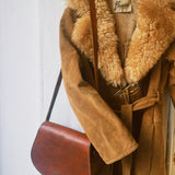 VINTAGE PENNY LANE SUEDE + SHEARLING COAT - Cloak and Dagger NYC
