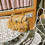 VINTAGE YELLOW PICNIC PURSE