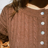 DYLAN SHORT SLEEVE CABLE KNIT CARDIGAN