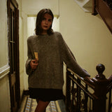MOCHA CREW SWEATER