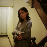 MOCHA CREW SWEATER