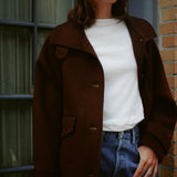 SESSUN VALLEY NEVADO SHORT WOOL COAT