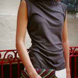 SESSUN DATZ SHORT SLEEVE TOP