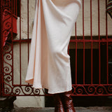 SYLVIE SILKY SLIP SKIRT