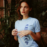 VINTAGE BLUE QUEBEC TEE