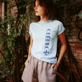 VINTAGE BLUE QUEBEC TEE