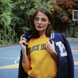 VINTAGE BLUE VARSITY JACKET