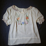 1940s VINTAGE HUNGARIAN BLOUSE