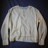 1920s SHEER KEYHOLE BLOUSE