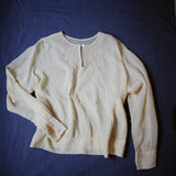 1920s SHEER KEYHOLE BLOUSE
