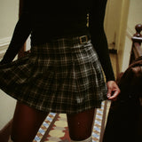 MARINA PLAID SKIRT